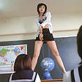 Aki Hoshino Japanese idol looks cute in classroom - image 