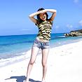 Beautiful Japanese model Yua Aida beach nudity pics - image 