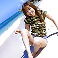 Beautiful Japanese model Yua Aida beach nudity pics - image 