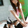 Chisato Suzuki sexy stockings and upskirt pics - image 