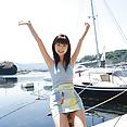 Yuko Ogura cute upskirt photos - image 