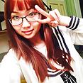 Harriet Sugarcookie nerdy Asian schoolgirl - image 