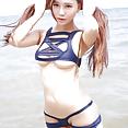 Sexiest Asian teen in most skimpy little bikini - image 