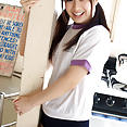 Hikari Yamaguchi with pigtails & tight shorts - image 