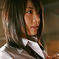 Rin Hayakawa cute Japanese schoolgirl uniform and nipples - image 