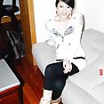 Homemade cute photos of Asian girlfriend posing - image 