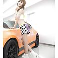 Gorgeous Korean race queen Hwang Mi Hee at 2010 car show pics - image 