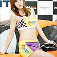 Gorgeous Korean race queen Hwang Mi Hee at 2010 car show pics - image 