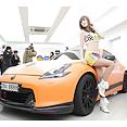 Gorgeous Korean race queen Hwang Mi Hee at 2010 car show pics - image 