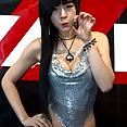 Sexy Korean carshow babe Hwang Mi Hee race queen - image 