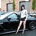 Sexy Korean carshow babe Hwang Mi Hee race queen - image 