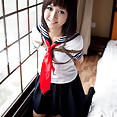 Japanese schoolgirl Shiryl in bondage - image 