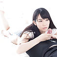 Yui Kasugano blowjob & handjob uncensored - image 