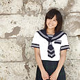 Yuzuki Hashimoto is totally cute in cosplay sailor uniform - image 