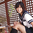 Yuzuki Hashimoto is totally cute in cosplay sailor uniform - image 