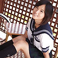 Yuzuki Hashimoto is totally cute in cosplay sailor uniform - image 